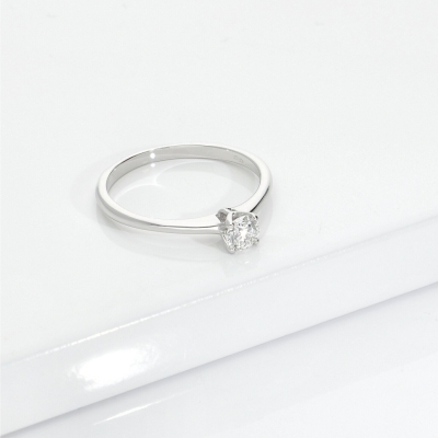 Solitaire Or 18K Diamant 0.30ct