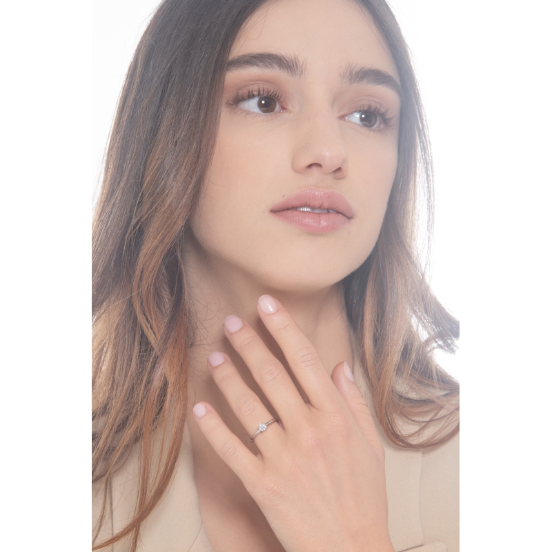 Solitaire Or 18K Diamant 0.30ct