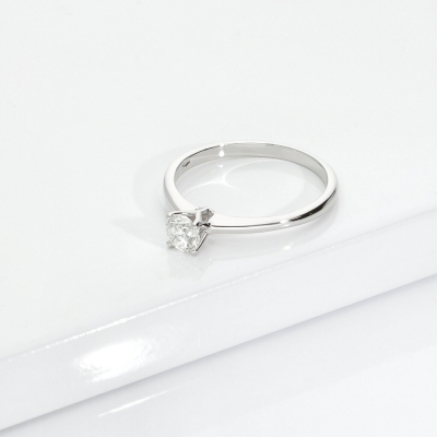 Solitaire Or 18K Diamant 0.40ct
