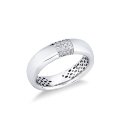 Bague Homme en Or 18k avec Diamants 