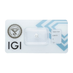 Diamant Certifié IGI  0.50CT E IF