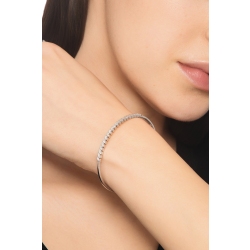 Bracelet semirigide en or blanc 18K avec diamants 2