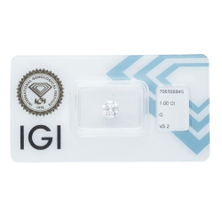 Diamant Certifié IGI 1.00 CT G VS2
