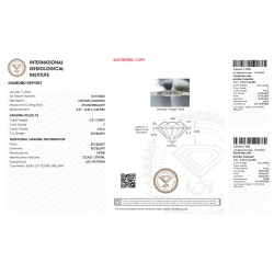 Diamant Certifié IGI  0.31 CT F VVS2 2