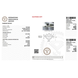 Diamant Certifié IGI 0.30 CT F VVS1  2