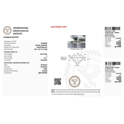 Diamant Certifié IGI 0.50 CT E VVS1 2