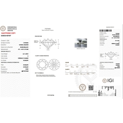 Diamant Certifié IGI  0.31 CT D IF 2