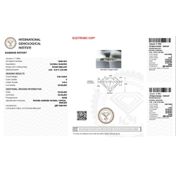 Diamant Certifié IGI  0.30CT E VVS2  2