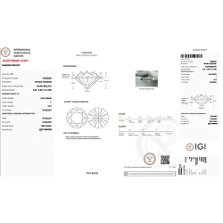Diamant Certifié IGI  2.20 CT F VS2 2
