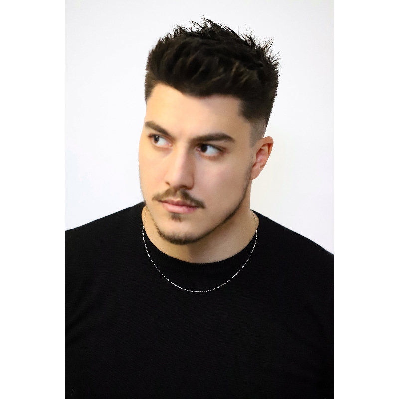 Chaîne roló en or blanc 18k, 50 cm