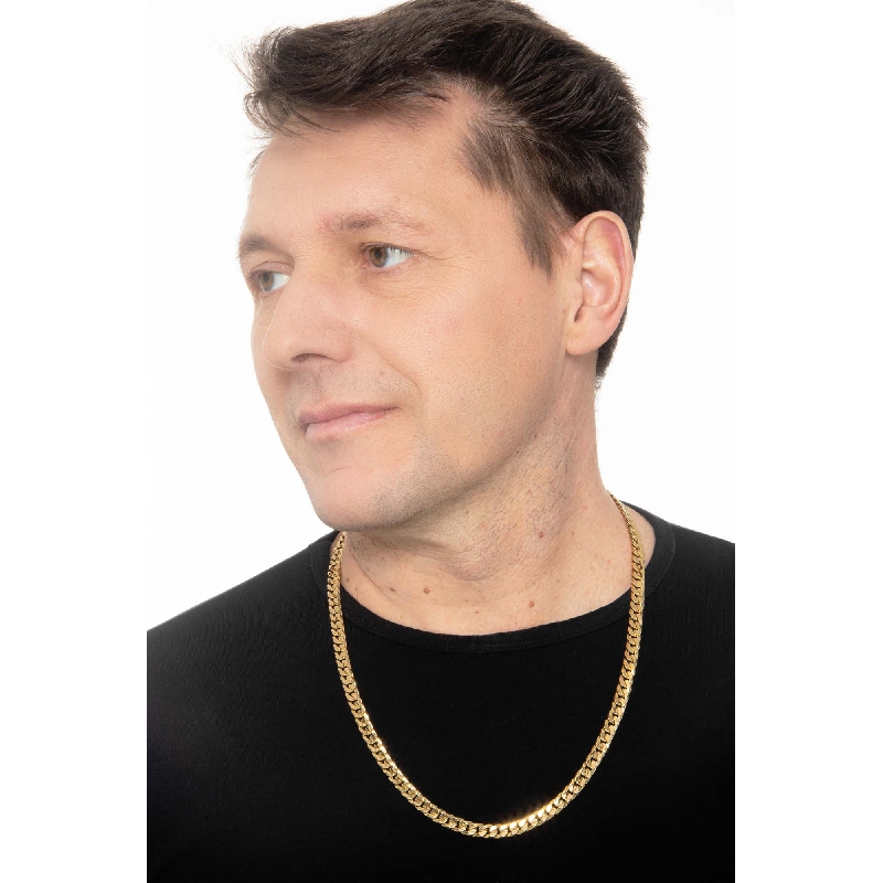 Collier groumette en or jaune 18k, 60 cm Collier groumette en or jaune 18k, 60 cm
