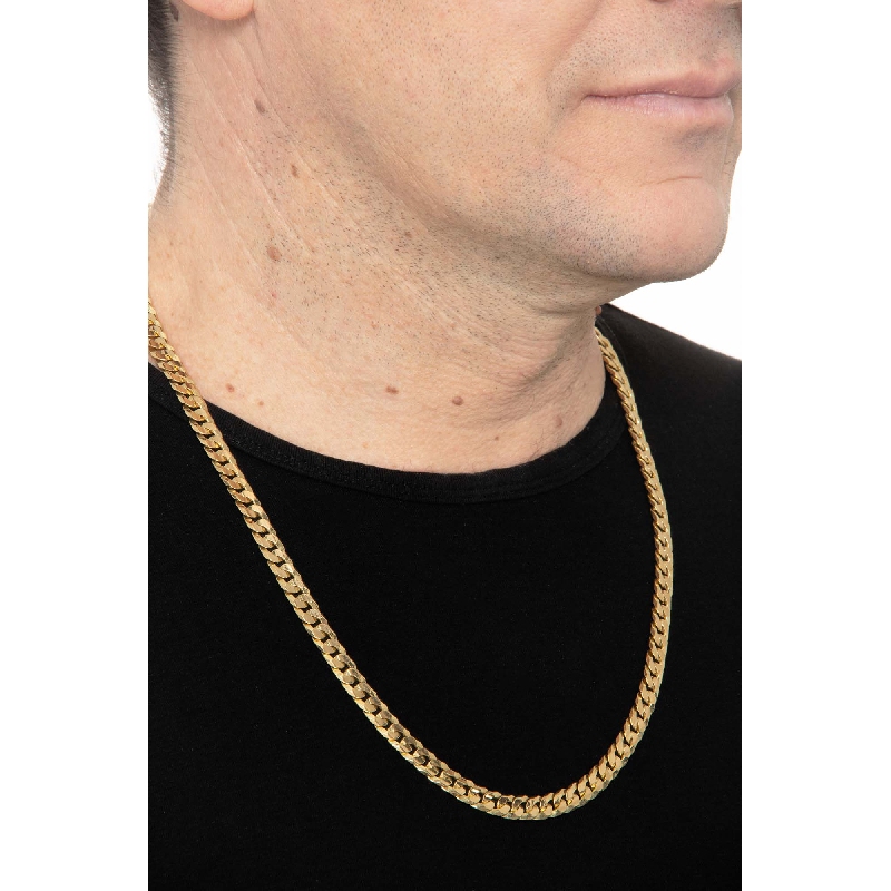 Collier groumette en or jaune 18k, 60 cm Collier groumette en or jaune 18k, 60 cm