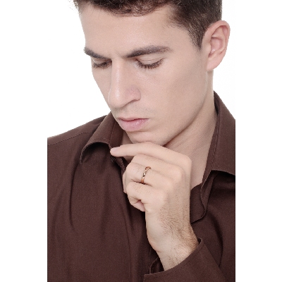 Alliance Modèle Confort en or rose 18 carats 3,50 mm