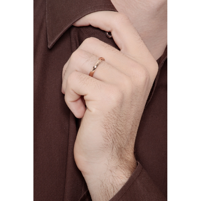 Alliance Modèle Confort en or rose 18 carats 3,50 mm