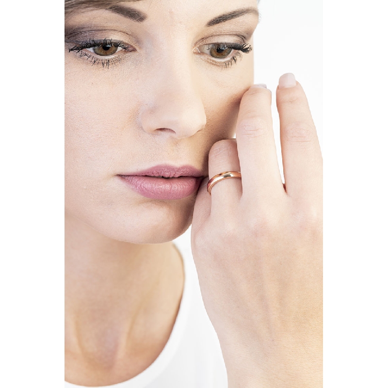 Alliance Modèle Confort en or rose 18 carats 3,40 mm