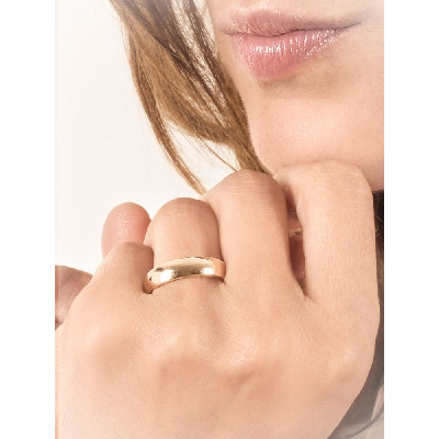 Alliance Confort en or jaune 18 carats 5 mm