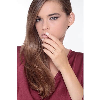 Bague diamants Eternity en or jaune 18k 