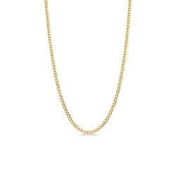 Chaîne en or jaune 18k, 50 cm