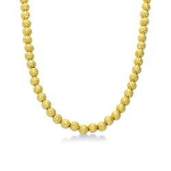 Chaîne à Billes or 750 jaune