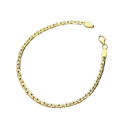 Bracelet Fantaisie en or jaune 18k cm 19