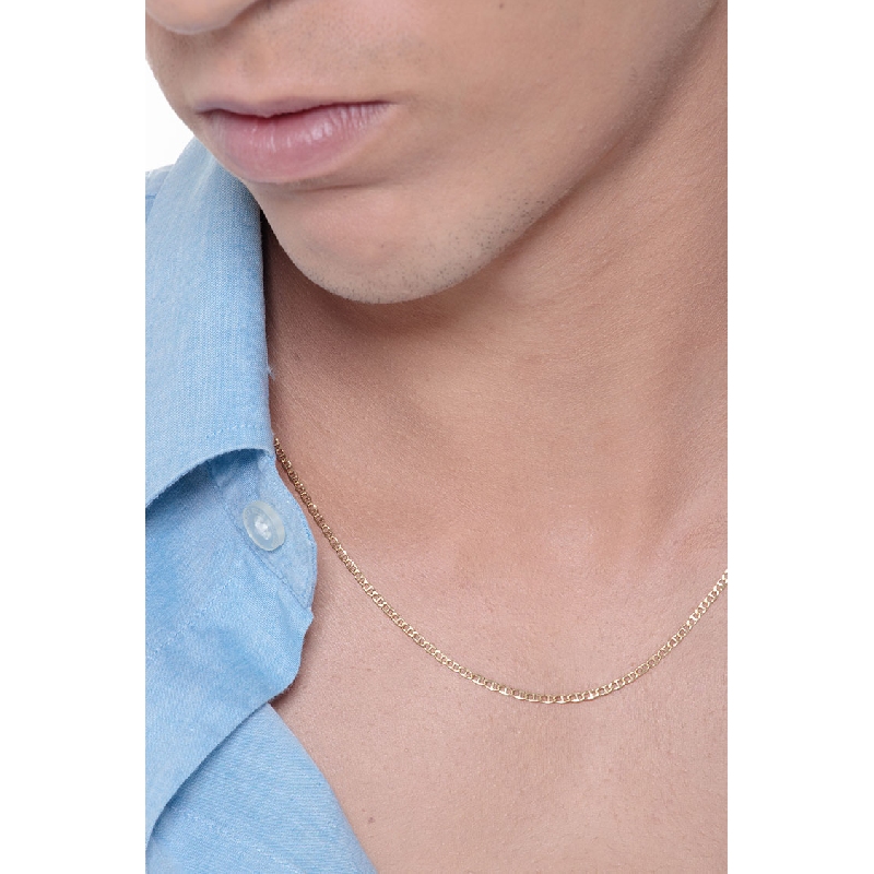 Chaîne en or jaune 18 carats 50 cm Chaîne en or jaune 18 carats 50 cm
