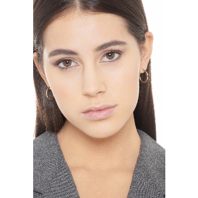 Boucles d'oreilles en or jaune 750 femme