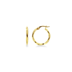 Boucles d'oreilles en or jaune 750 femme